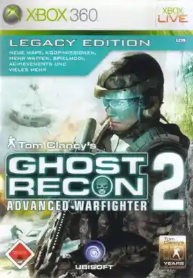 Tom Clancys Ghost Recon Advanced Warfighter 2 Legacy Edition (USA) box cover front